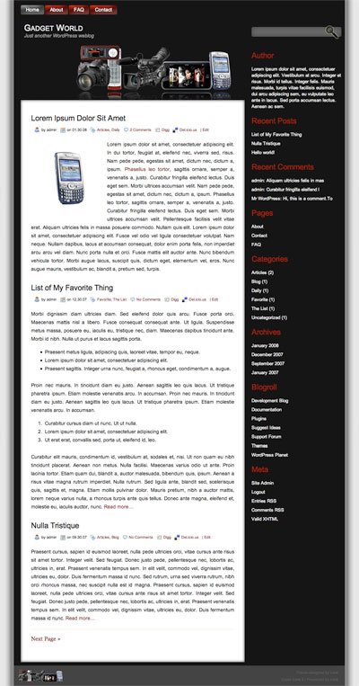 gadget world wordpress theme