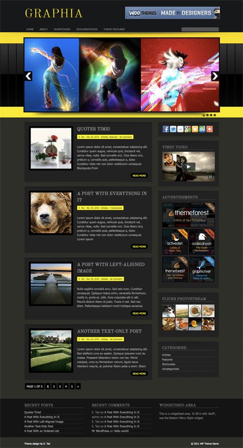 graphia wordpress theme