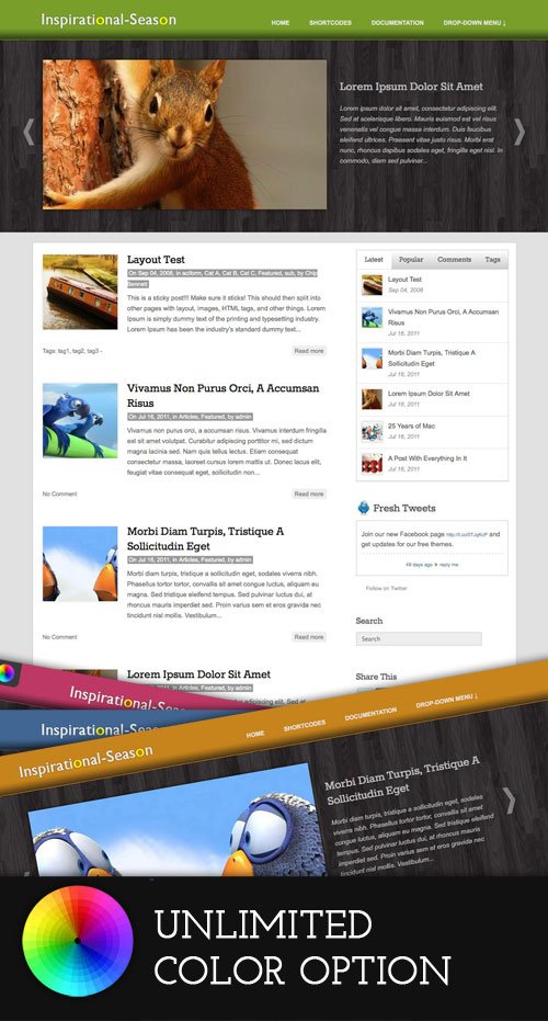 Inspirational-Season wordpress theme