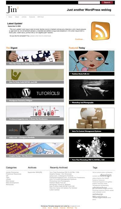 Jin v2 Wordpress Theme