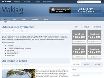 makisig wordpress theme