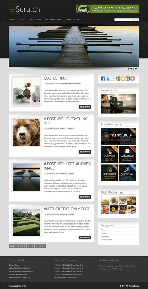 scratch wordpress theme