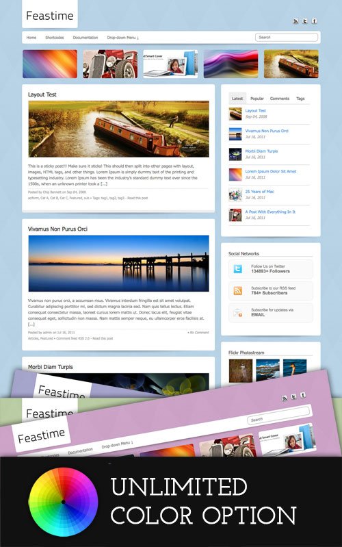 Feastime wordpress theme