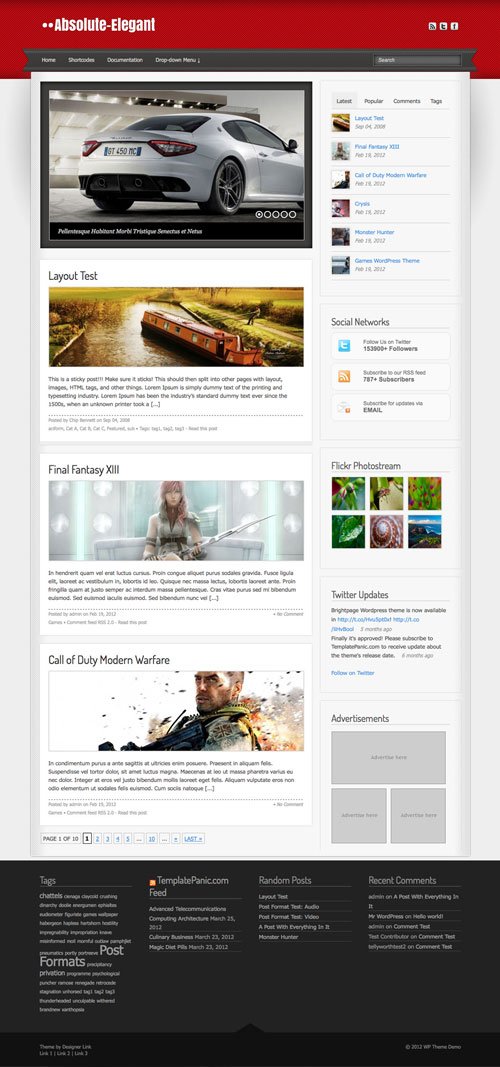 Absolute-Elegant wordpress theme