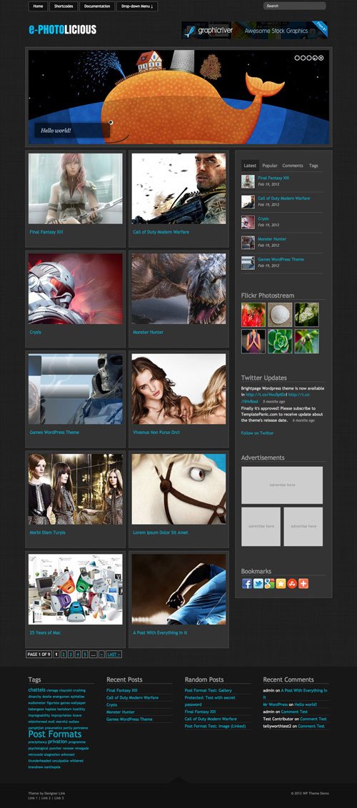 e-Photolicious wordpress theme