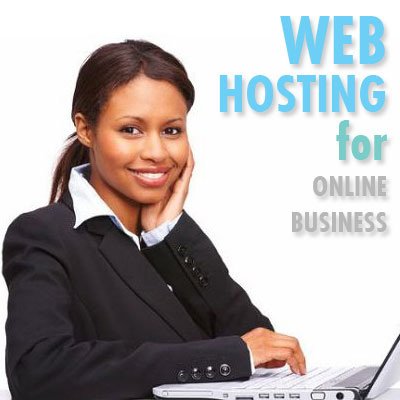 online business woman web hosting